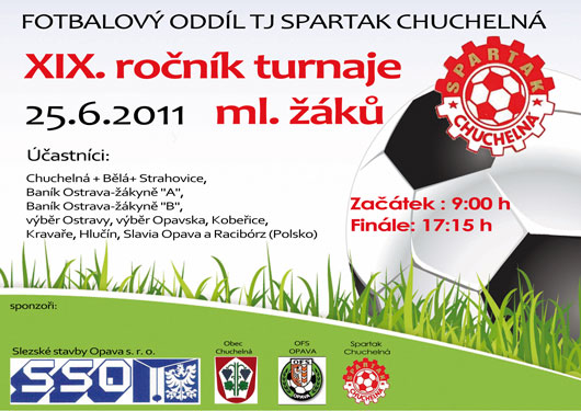 Plakát 19 ročník turnaje mladších žáků